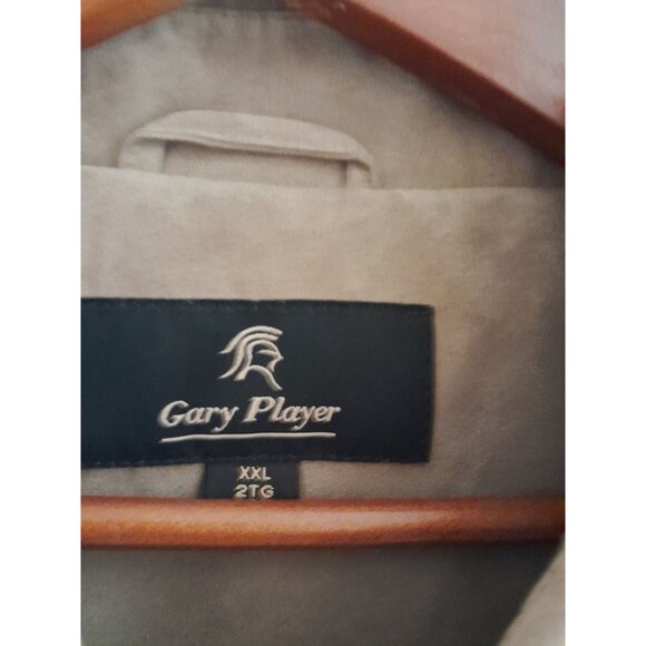 Gary Player Suede Bomber Outdoor Casual Golf Jacket Tan Size XXL - Picture 7 of 8